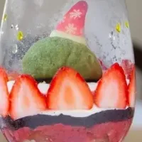 神戸のクリスマスパフェ